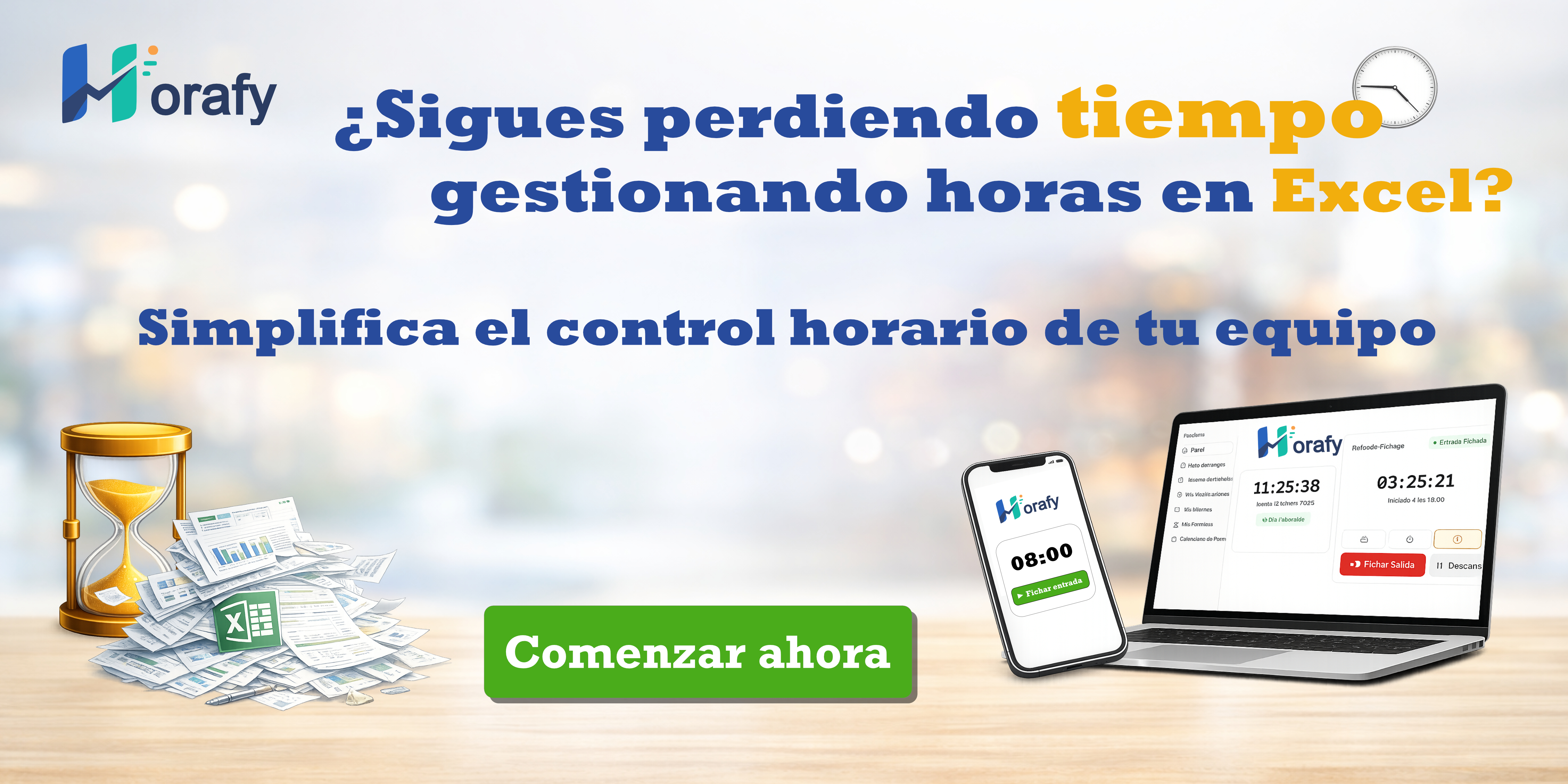 Banner promocional Horafy