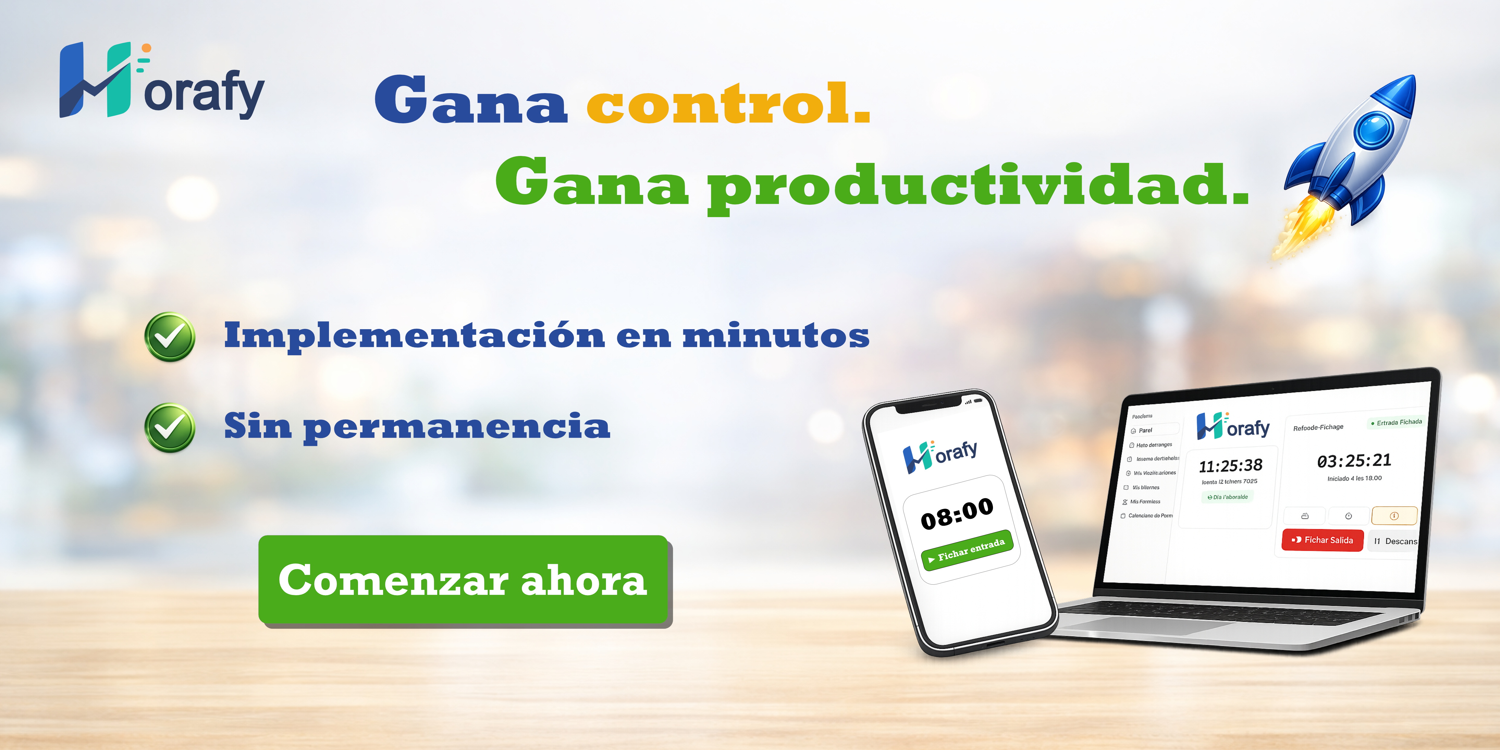 Banner promocional Horafy